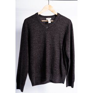 GREY DOCKERS V NECK SWEATER